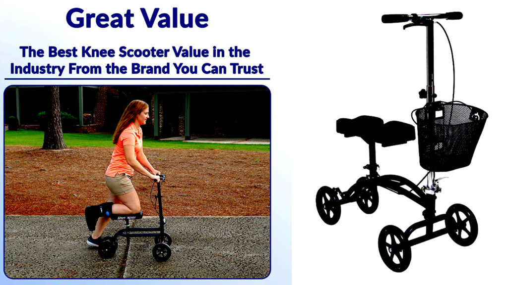 Steerable Folding Knee Walker Knee Scooter