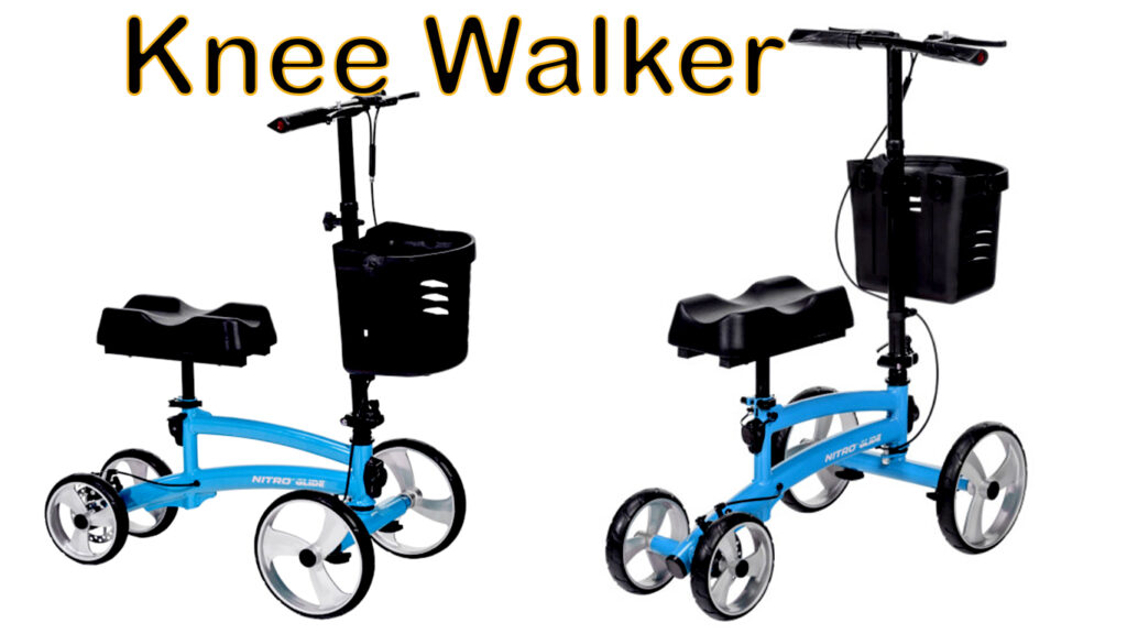 Nitro Glide Knee Walker Knee Scooter Crutch Alternative