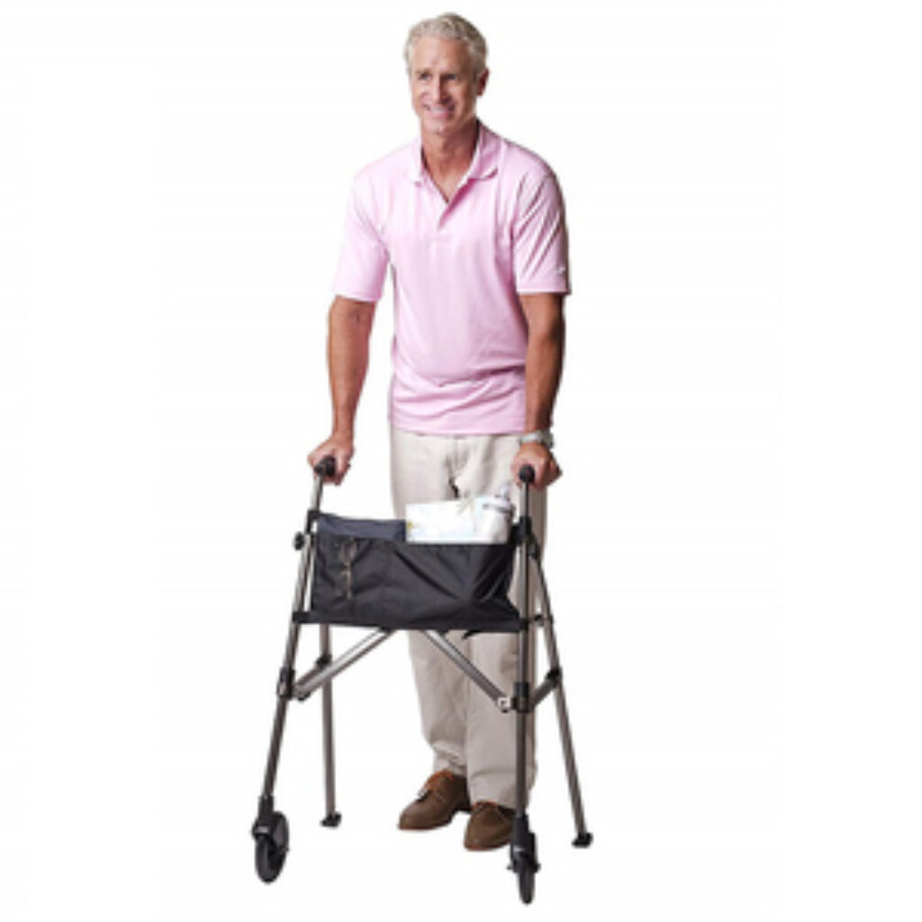 Short Easy Fold and Go Walker by Standers