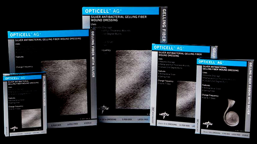 Medline Opticell AG Plus Silver Antibacterial Gelling Fiber Wound Dressing