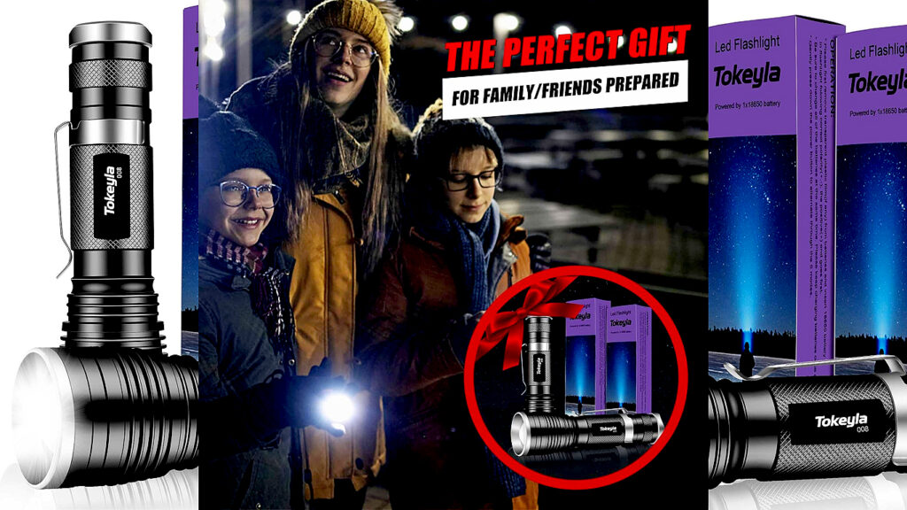 LED Tactical Flashlight Bright