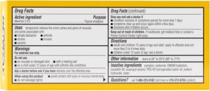 Bengay, Vanishing Scent Gel, 2 Oz