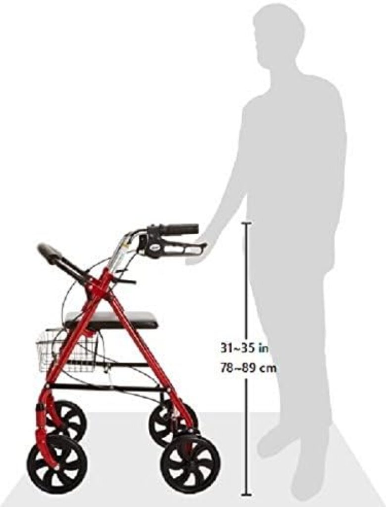 Drive Medical 10257RD-1 4 Wheel