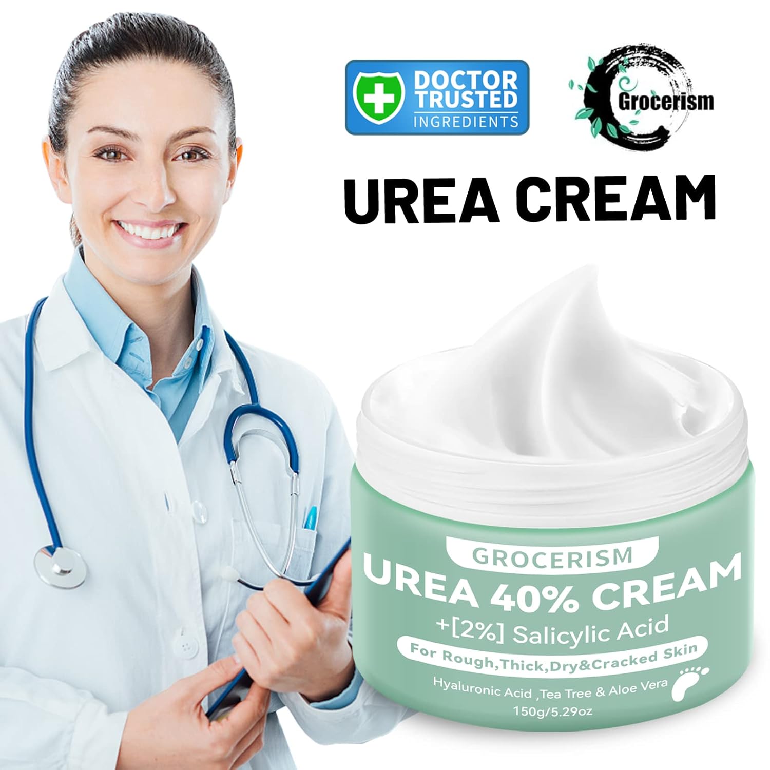 71RNKJ-VnoL._SL1500_ 2 Packs Urea Cream 40% Plus