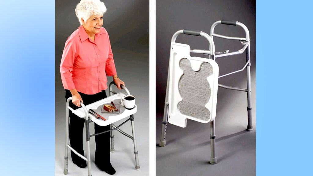 Sammons Preston Rollator Medical Tray Walker Attachment for Bariatric Walkers