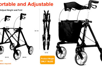 Foldable Rollator Walkers