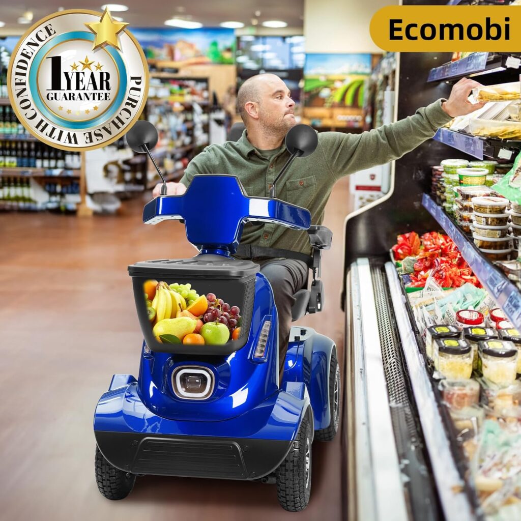 MS02 MAX All Terrain 1000W Electric Mobility Scooter for Adults& Seniors