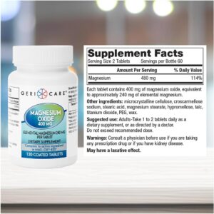 Magnesium Oxide Supplement 240 mg