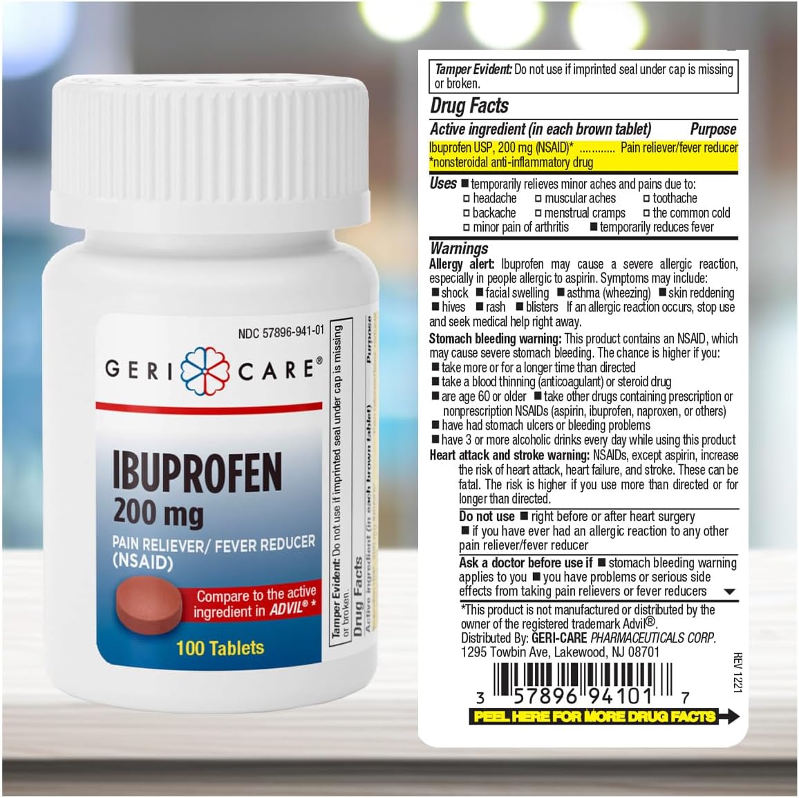 GeriCare Ibuprofen 200mg Pain Reliever - Image 5