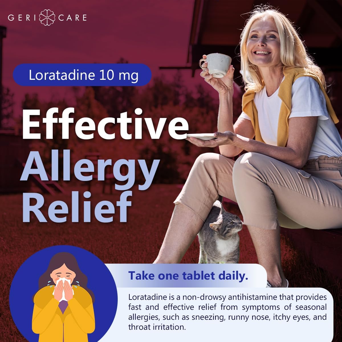 GeriCare Loratadine 10mg Non-Drowsy 24 - Image 4