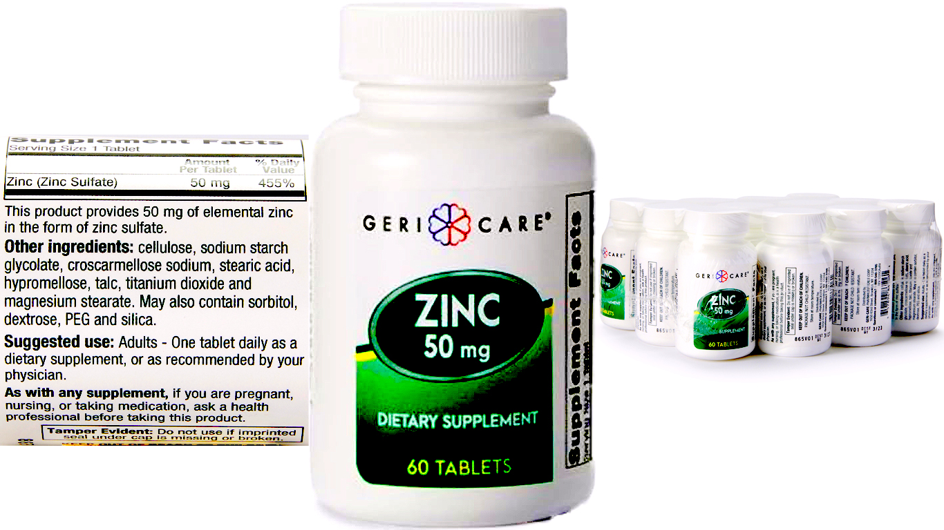 Geri-Care Zinc Sulfate Mineral Supplement