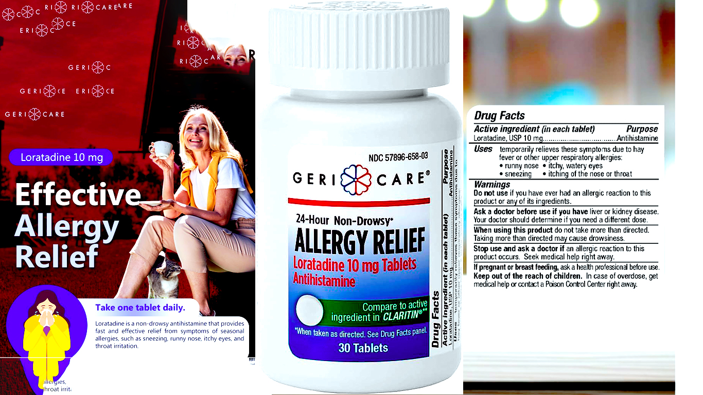 GeriCare Loratadine 10mg Non-Drowsy 24