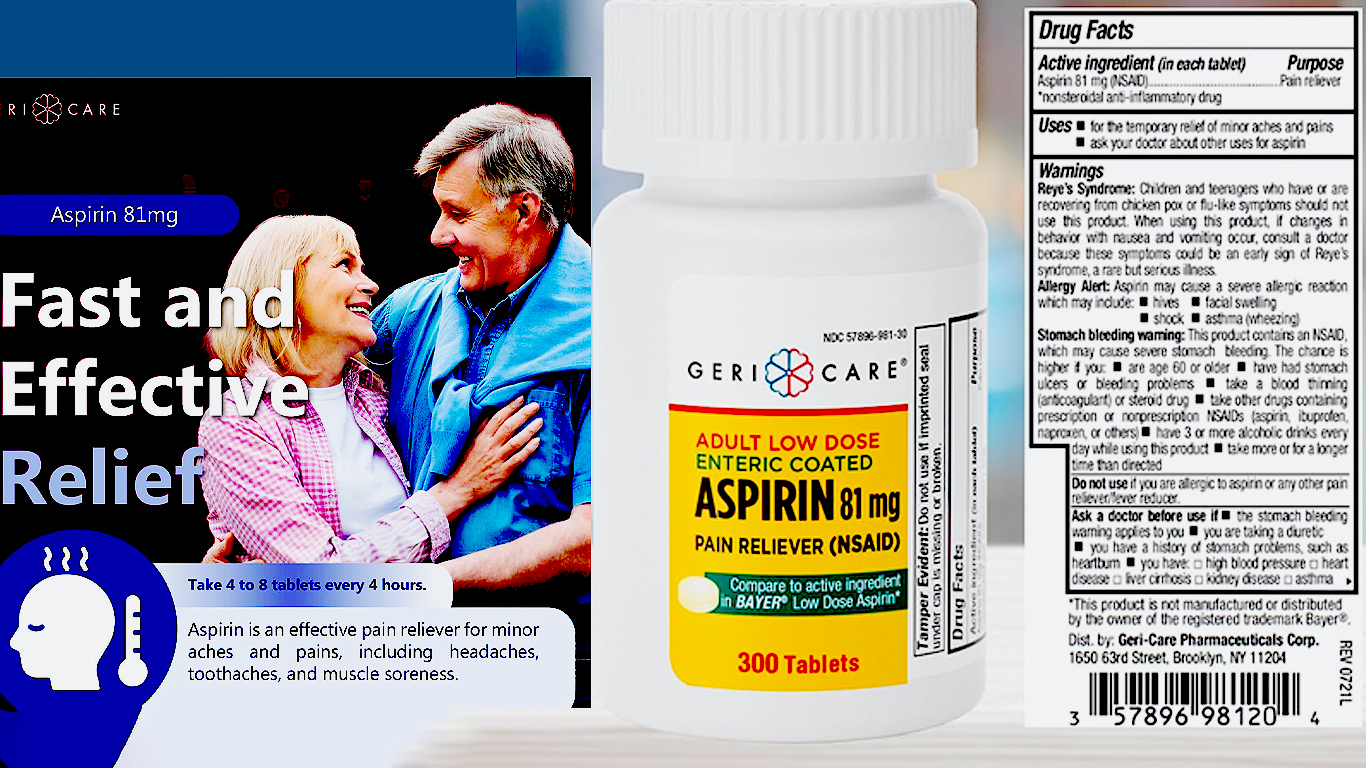 Aspirin 81mg brands & stores