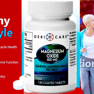 GeriCare Magnesium Oxide Supplement 240 mg