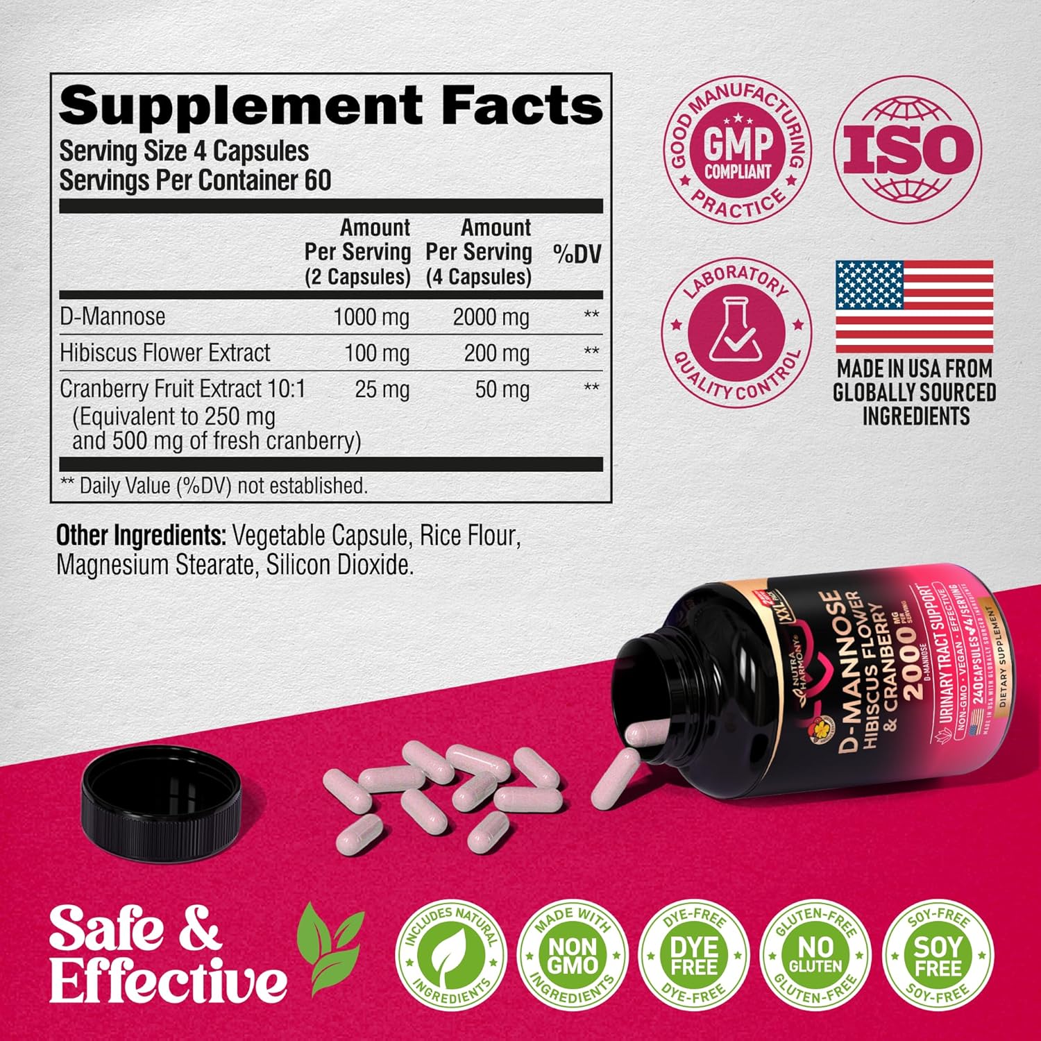 91TSuW0Q2iL._AC_SL1500_ D-Mannose 2000mg with Cranberry