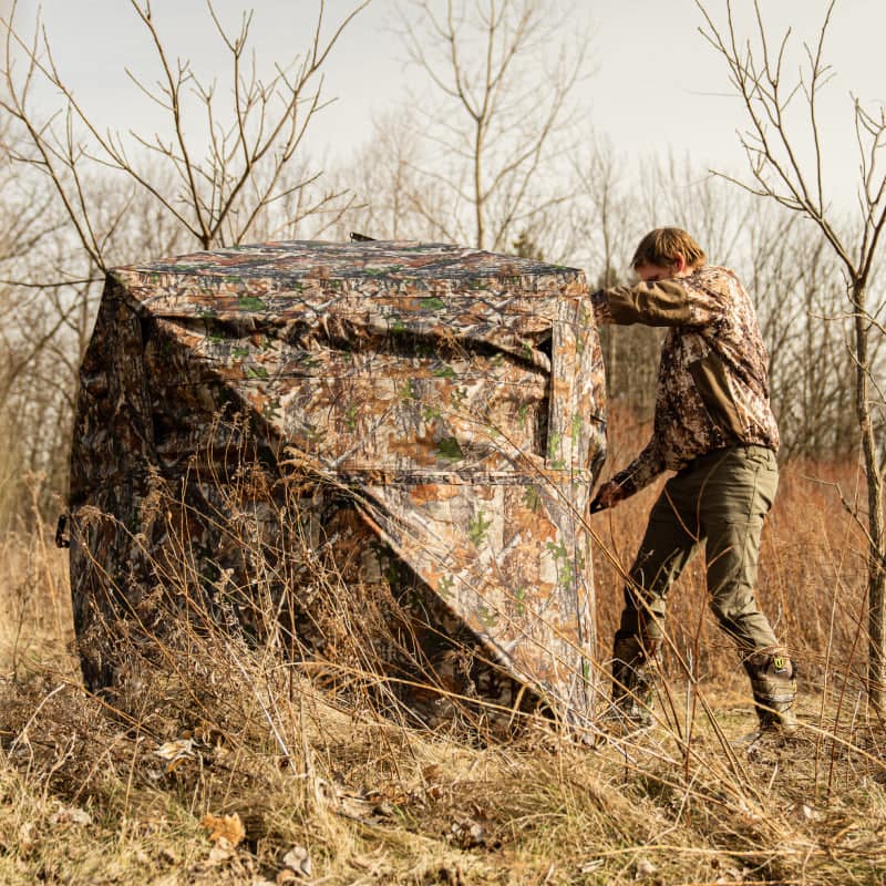 FLASH SALE VisX/VisMax See Through Hunting Blind, Pop Up Ground Deer Blind - Image 5
