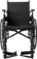 McKesson Wheelchair, Swing Away Foot Leg Rest, Desk Length Arms Flip Back