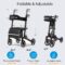 Rollator Walkers for Seniors with Seat