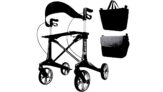 Carbon Ultralight 4-Wheel Rollator Walker
