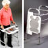 Nitro Duet Rollator and Transport Chair, Red