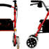 Adult PVC Rolling Walker with Seat